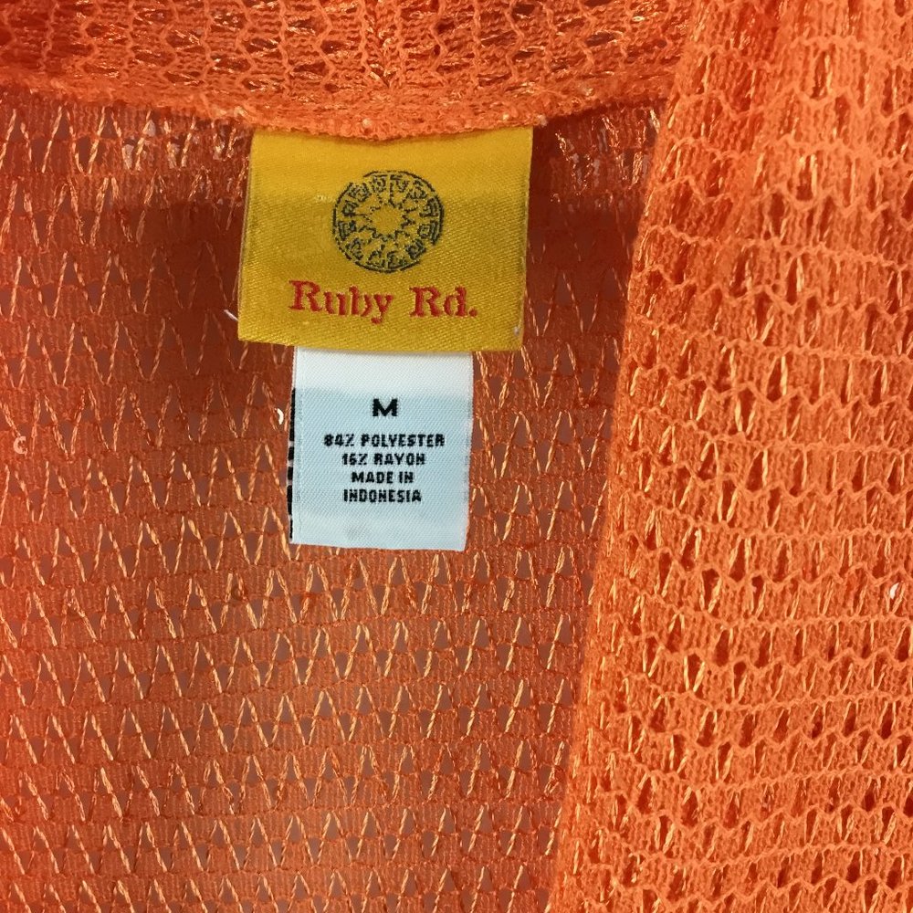 Ruby Rd Designer Open Front Long Sleeves Cover Up - image 4